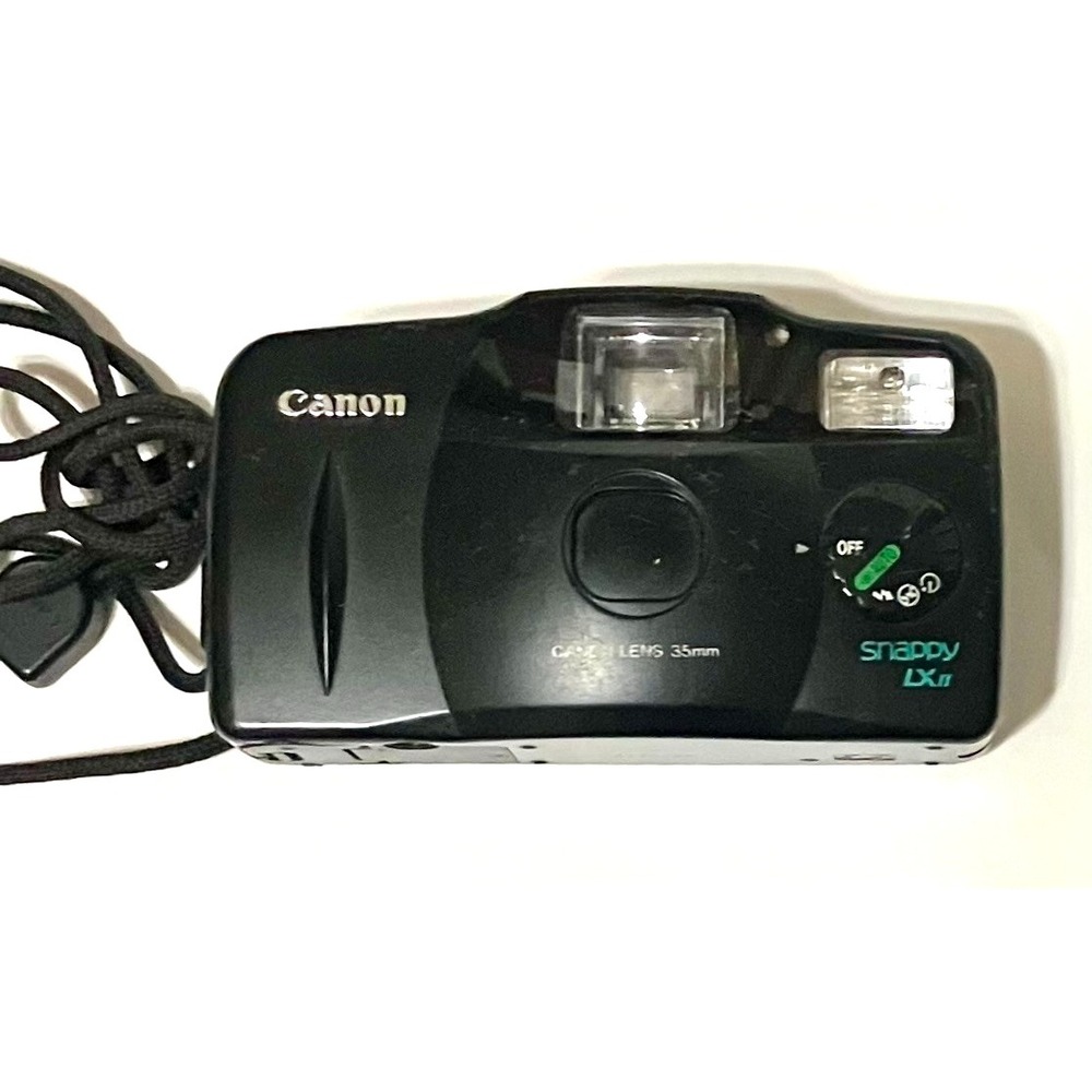 CANON Snappy LX II 35mm Point & Shoot Film Camera UNTESTED   "AS IS"